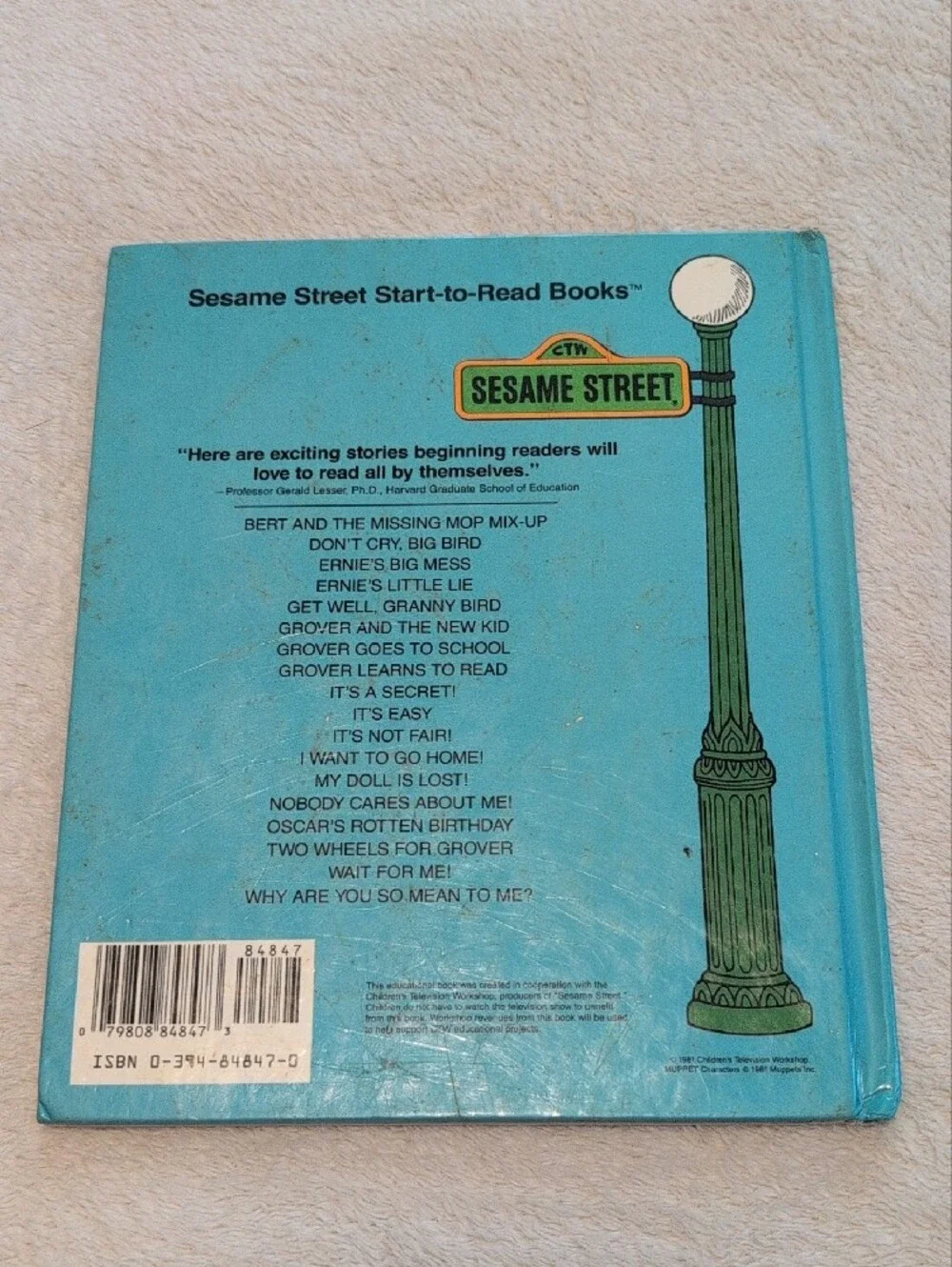 Sesame Street Board Book Bundle Ernie Grover Early Readers Vintage Kids